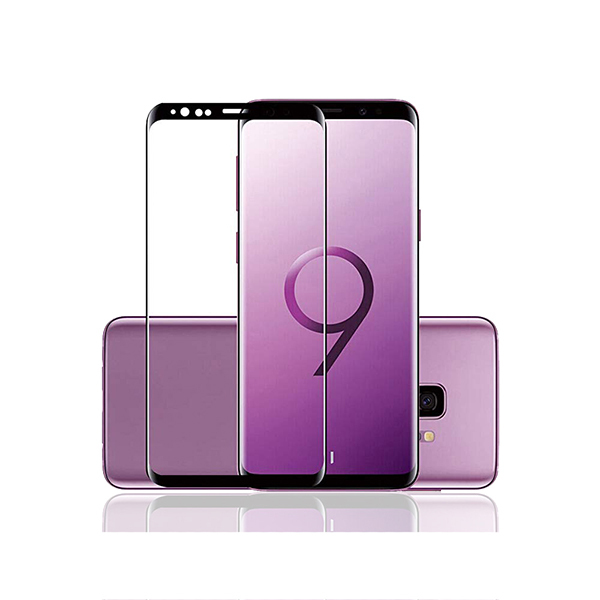 For S9 Plus 3D Curved 9H Tempered Glass Screen Protector Anti-Fingerprint Anti-Scratch 99% Transparency Anti-Oil Protection