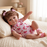 Boneka Bayi Reborn 20 Inch, Mirip Bayi Asli, Bahan Vinyl Lembut, Mainan Bayi Baru Lahir Realistis untuk Hadiah Anak, Grosir, Custom