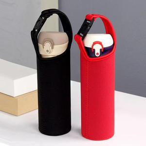 Cubierta de botella de termo multicolor de neopreno portátil personalizada, cubierta de botella de aislamiento a prueba de golpes para exteriores multifunción - Product Image 2