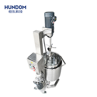Mélangeur d'émulsion de réservoir de mélange de fondant liquide à grande vitesse en acier inoxydable avec support de levage