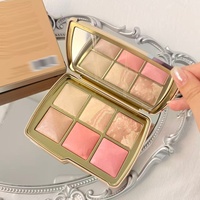 Paleta de Maquillaje con Temática Animal de Edición Limitada de Navidad, Todo en Uno: Sombra de Ojos, Rubor e Iluminador