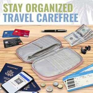 Échantillon Gratuit : Porte-Passeport de Voyage Personnalisé avec Logo, Pochette de Cou Anti-RFID, Portefeuille Mince Sécurisé avec Cordon Tour de Cou - Product Image 3