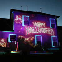 Éclairage d'événements dynamique pour projection mapping portable télécommandée, publicité 3D sur façade, spectacle de projection immersive