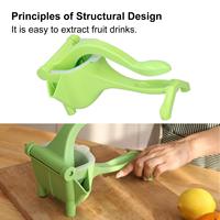 Hoge Kwaliteit Plastic Handmatige Citroenpers Draagbare Handpers Beauty Fruit Blender Juicer