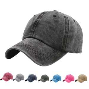 Venta al por mayor de 6 paneles de algodón lavado gorras de béisbol BSCI certificado Multicolor deportes gorra para correr logotipo personalizado con tela común - Product Image 2