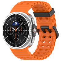 Correa Deportiva Transpirable y Ajustable para Reloj Inteligente con Orificios de Ventilación para Watch 8 40/44mm Classic Ultra, Correa de Silicona Resistente al Sudor