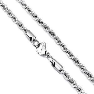Hip Hop Jewelry Necklace <b>Titanium</b> Steel Twisted Design Gold And Silver Color Gift Fashion <b>Chain</b> - Product Image 4