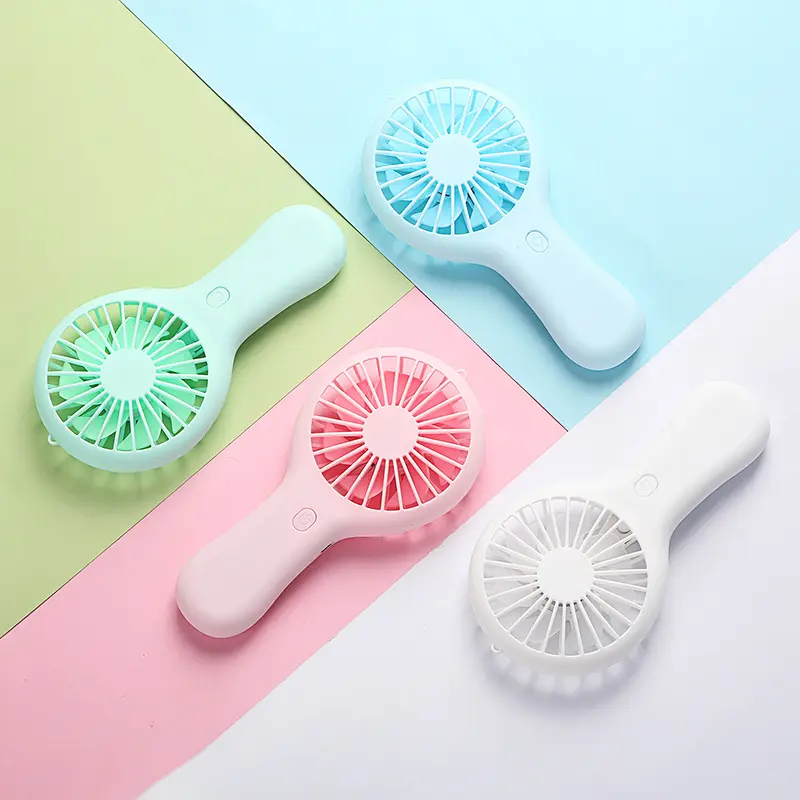 Best Selling Summer Handle Portable Rechargeable Fan Cool Low Noise Mini Fan