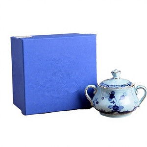 Wholesale 1735 Ceramic Oriental Creamy White Portable Fruit Coffee Cup Deep Plate Dinner Plate Tableware <b>Teapot</b> Tea <b>Set</b> Gift - Product Image 3