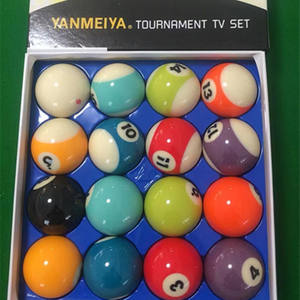 Bolas de Billar Americanas Yanmeiya, Juego de 16 Bolas de Resina de Tamaño Estándar para Aficionados - Product Image 2
