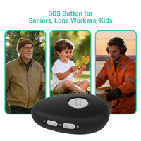 Alarma Personal Móvil con Red 4G, Rastreo GPS, Dispositivo Inteligente con Botón SOS, Geocerca, Localizador GPS WIFI para Personas Mayores
