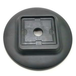 Base en <span class=keywords><strong>plastique</strong></span> moulée par injection personnalisée OEM ODM avec trou central pour fixations - Product Image 3