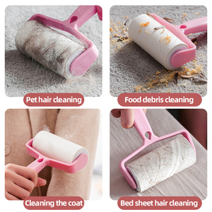 Wholesale Custom Pet Hair <strong>Lint</strong> Roller Refillable Sticky Paper Extra Sticky Hair <strong>Lint</strong> for Home Sofa Clothes Carpet Cleaning - Product Image 2