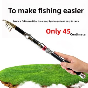 <span class=keywords><strong>Canne</strong></span> à pêche en fibre de carbone <span class=keywords><strong>pour</strong></span> la pêche en mer, 2,1 m à 3 m, <span class=keywords><strong>canne</strong></span> à lancer longue distance rétractable 45 cm, <span class=keywords><strong>canne</strong></span> à lancer en mer - Product Image 2