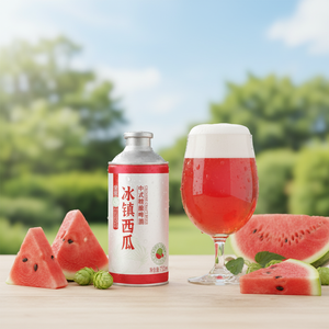 Tienda Oficial: Cerveza Artesanal KINGSTAR Iced Watermelon Hybrid Herb Spice, 750 ml * 6 Latas/Botellas, Bebida Baja en Alcohol, 3.3ABV - Product Image 4