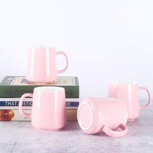 Minimalist Nordic Ceramic <b>Mug</b> Pink Solid Color Coffee Cup For Drinks Gift Present Single Piece - Product Image 3