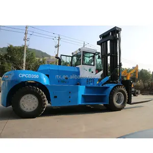 Runtx Truk Forklift Diesel Tugas Berat, Truk Forklift 20 Ton 25 Ton 28 Ton 30 Ton 32 Ton dengan Kabin ROPS/FOPS dan AC