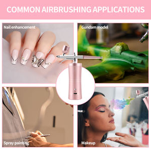 Kit de Maquillaje con Aerógrafo, Compresor, Kit de Aerógrafo, Máquina para Pintar Uñas, Herramientas para Pintar Autos, Aerógrafo de Barbería - Product Image 6