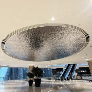 Panneaux muraux décoratifs en acier inoxydable série 304, effet vague d'eau martelé, couleur 8K, pour pliage, découpe et soudage - Product Image 1