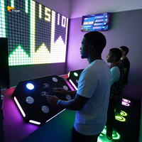 Activateur de contrôle de jeu pour jeux interactifs à LED RGB, boutons muraux pour jeux d'équipe en intérieur, pour parcs d'attractions intérieurs