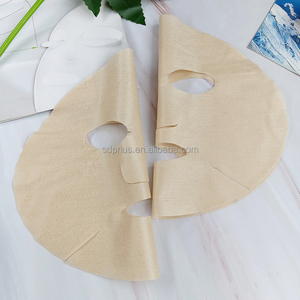 Großhandel 50gsm Tee-Faser Gesichtsmasken-Rohmaterial Gesichtsmaskenblätter mit Design für Schönheitspflege - Product Image 6