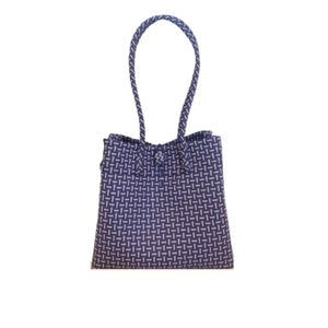 Bolsos tejidos ecológicos para mujer, bolsa de plástico reciclada Premium tejida única, tamaño adulto, venta al por mayor disponible - Product Image 5