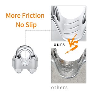 DIN 741Rigging ฮาร์ดแวร์สแตนเลสเชือกลวดคลิปล็อค - Product Image 5