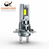 Lampe de voiture L4 Style H7 6500K LED avec système de refroidissement 2800 Lumen 28W avec 3570 puces pour l'éclairage LED automobile