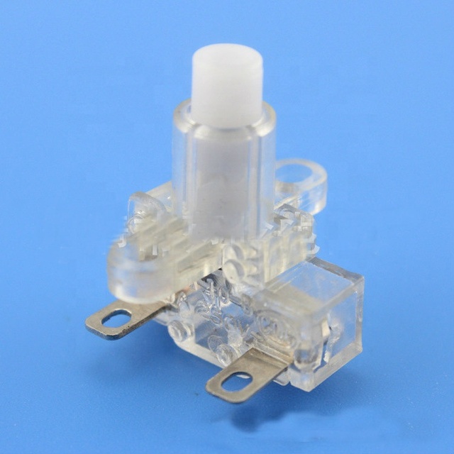 Push Button Switch for Power Lead  Power Plug Board Switch Can Make Iron Copper Sliver Contact