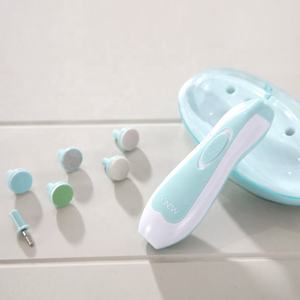 Kit lucidatrice elettrica e tagliaunghie da 6 pezzi <span class=keywords><strong>Set</strong></span> <span class=keywords><strong>Manicure</strong></span> per la cura del neonato con trapano a polvere e rifinitore - Product Image 4
