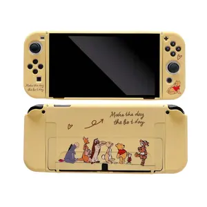 Nouvelle tendance dis ney Winnie l'ourson étui rigide Dock Station couverture coque pour nintendo <span class=keywords><strong>switch</strong></span> oled ns Console cristal protecteur peau - Product Image 6