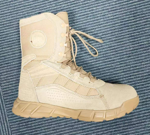 Botas de Combate TSB0109 de 9.5 Pulgadas, Ligeras, para Desierto, con Suela de EVA/PU y Cuero Vacuno de Ante - Product Image 2