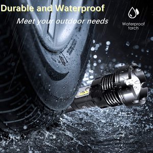 <span class=keywords><strong>Lampe</strong></span> torche tactique puissante rechargeable par USB, <span class=keywords><strong>90000</strong></span> <span class=keywords><strong>lumens</strong></span>, en alliage d'aluminium, batterie 10000 mAh, haute puissance, LED P90, indice <span class=keywords><strong>de</strong></span> protection IP65, 381 g - Product Image 4