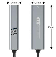 Adaptateur Ethernet USB Type C 5G de marque originale, convertisseur RJ45 Lan RTL8157