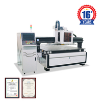 Machine de fraisage CNC ATC 2100*3000 avec changeur d'outils linéaire pour le travail du bois, gravure CNC sur bois