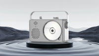 Système Home Cinéma sans fil professionnel Longping LP-R5 de 3 pouces, style moderne, haute puissance, avec lecteur CD et mini haut-parleur USB en bois et plastique