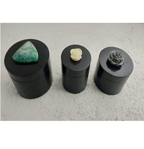 Boîte à bijoux en résine, un Look de marbre, bibelot et un couvercle en Agate - Product Image 2