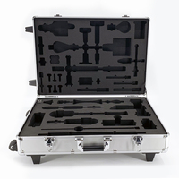 Usine en gros Quakeproof Transport Tool Case Choc 75 pouces TV In Road Case Drum Flight Case aluminium
