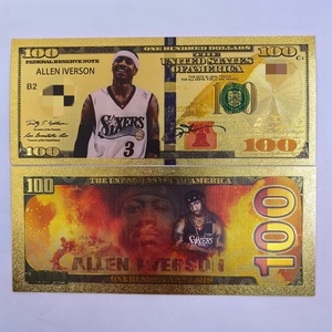 Aangepaste basketbalspeler waterdichte plastic sportkaart ticket verguld bankbiljet verzamelobjecten cadeaus voor fans - Product Image 6