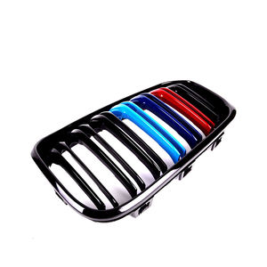 Griglia della griglia della maglia del rene del paraurti anteriore della doppia lamella di colore dell'abs dell'automobile M per <span class=keywords><strong>BMW</strong></span> serie 1 <span class=keywords><strong>F20</strong></span> F21 Pre Lci <span class=keywords><strong>2015</strong></span> + M1 - Product Image 4