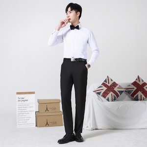 <span class=keywords><strong>Traje</strong></span> de Tres Piezas para Hombre, Corte Entallado, <span class=keywords><strong>con</strong></span> Chaleco, Cierre de Cremallera <span class=keywords><strong>y</strong></span> Detalle de Cuentas, <span class=keywords><strong>Traje</strong></span> para Padrinos de Boda <span class=keywords><strong>y</strong></span> Negocios - Product Image 2