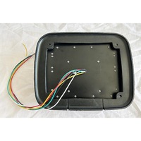 Luz de Advertencia Lateral para Ambulancia de 9.45 x 7.87 Pulgadas, 3W, Impermeable, con 11 Modos de Destello, para Camiones y Automóviles