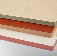 Panneau MDF, panneau MDF mélaminé 18 mm, panneau de fibres à densité moyenne, vente directe d'usine, prix avantageux, placage mélaminé