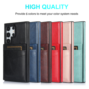 <span class=keywords><strong>Funda</strong></span> de Teléfono Tipo Cartera de Cuero PU de Lujo para Negocios S25 <span class=keywords><strong>Ultra</strong></span> con Ranura para Tarjetas para Samsung <span class=keywords><strong>Galaxy</strong></span> S24 S25 <span class=keywords><strong>Ultra</strong></span>, <span class=keywords><strong>Funda</strong></span> Protectora con Soporte Plegable - Product Image 6