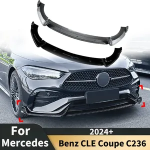 ลิ้นกันชนหน้า StarNav สำหรับ Mercedes Benz CLE Coupe C236 2024+ สปอยเลอร์ดิฟฟิวเซอร์ ชุดแต่งตัวถังรถยนต์ อะไหล่ตกแต่ง - Product Image 2