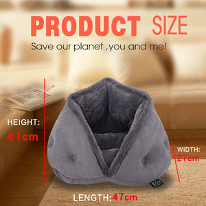 Letto per coccole per gatti letto per gatti in tessuto riciclato al 100% letto calmante per gatti autoriscaldante - Product Image 3