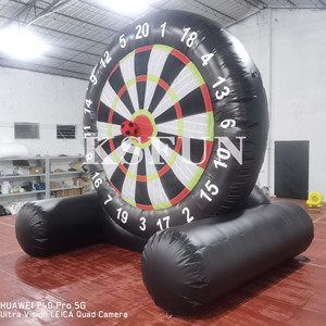 Thương mại <span class=keywords><strong>PVC</strong></span> 3m bơm hơi khổng lồ bóng đá phi tiêu ngoài trời Inflatable bóng đá Bảng Phi Tiêu Inflatable Carnival trò chơi cho các sự kiện - Product Image 5