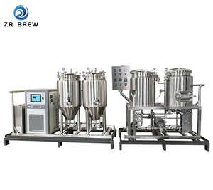 50L 70L 100L 1bbl 200L 2bbl 250L Nano brewhouse Micro bia hệ thống sản xuất bia chìa khóa trao tay thiết bị nhà máy bia với hình nón lên men - Product Image 2