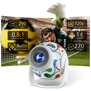 <span class=keywords><strong>Proiettore</strong></span> Mini Home Theater di Ultima Generazione, <span class=keywords><strong>Proiettore</strong></span> LCD Smart <span class=keywords><strong>Portatile</strong></span> 4K per Film - Product Image 2