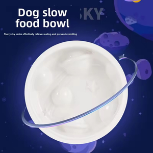 Ingrosso Planet Design <span class=keywords><strong>Slow</strong></span> Feeder cane ciotola di cibo per cani nessuna fuoriuscita ciotola di acqua - Product Image 6